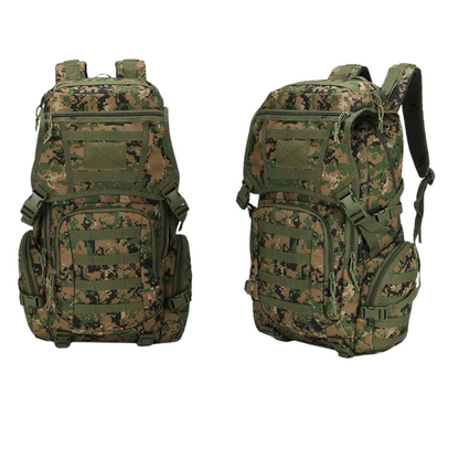 Tactische Rugzak 50L Waterdicht en Duurzaam voor Hiking en Outdoor
