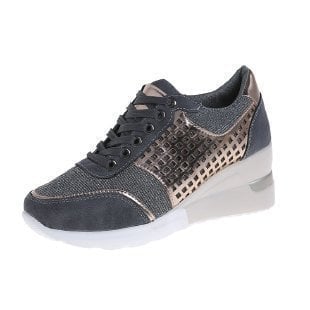 Hoge Hak Sneakers met Wedgezool