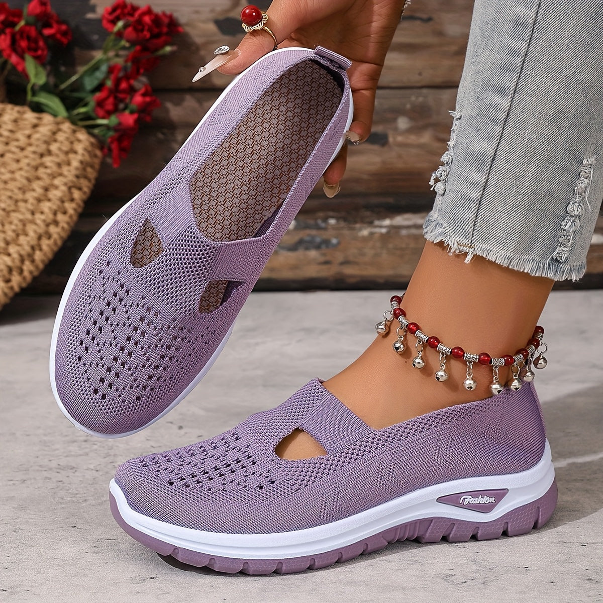Dames Sneaker Orthopedisch Comfortabel met Flexibele Zool - Velinix
