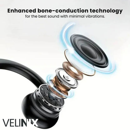 BoneSound™ – Draadloze Koptelefoon met Botgeleiding voor Sporten & Veiligheid