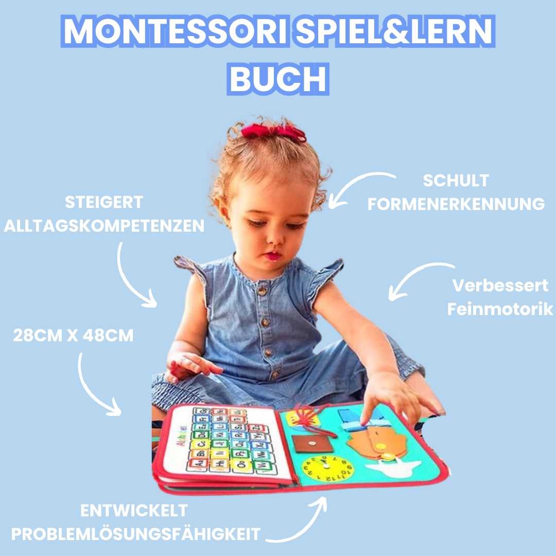 Montessori Leer- en Speelset 4-in-1 Houten Speelgoed