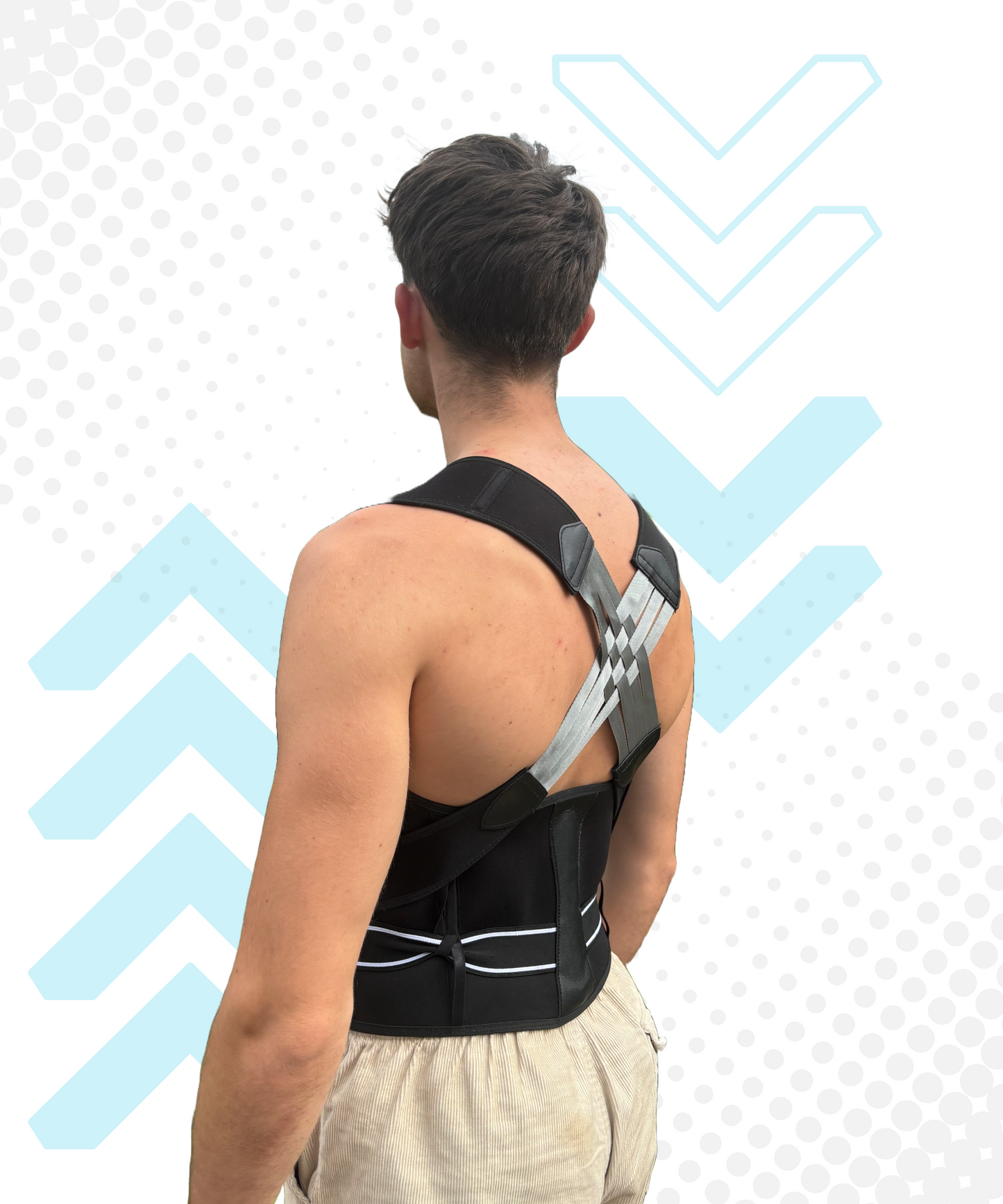 Rugondersteuner PosturePro 2.0 met Elastische Banden - Velinix