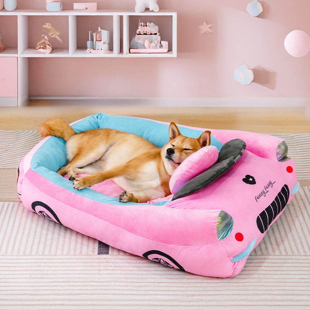 Hondenbed Luxe Bolster - Stijlvolle Auto Vorm Design voor Huisdieren