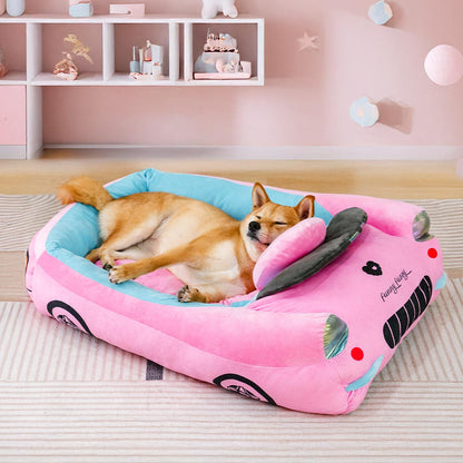Hondenbed Luxe Bolster - Stijlvolle Auto Vorm Design voor Huisdieren