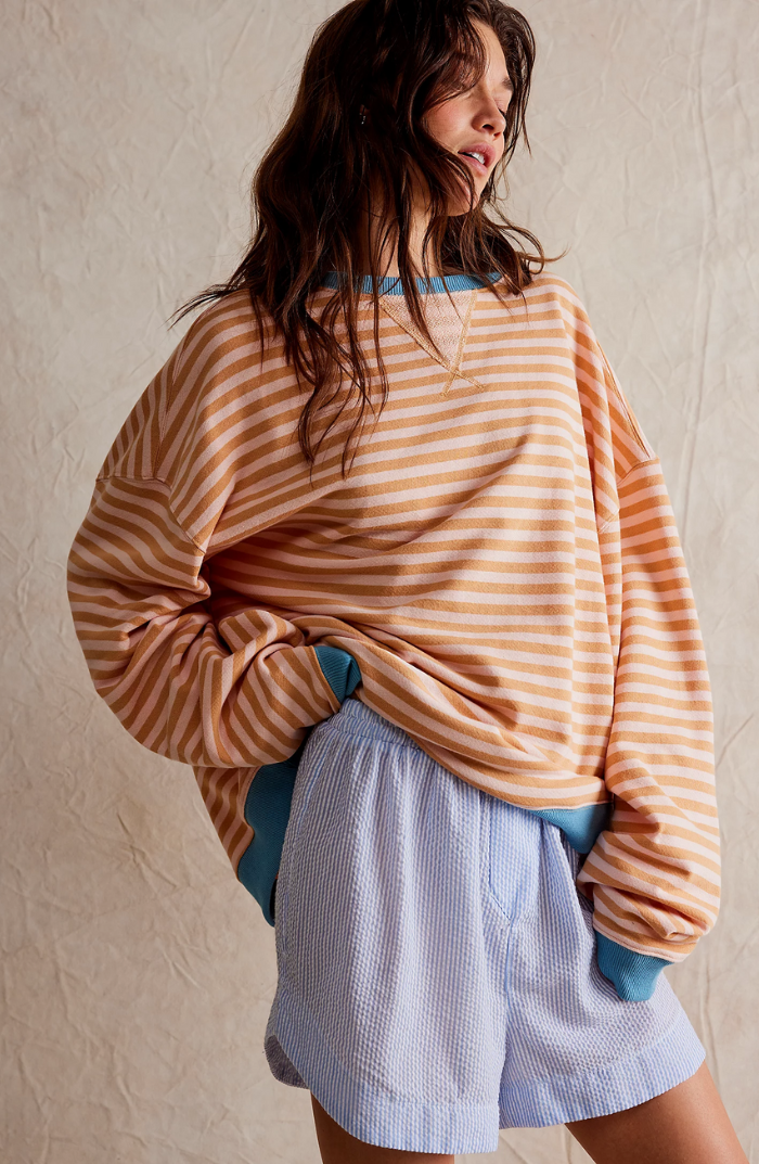Zarina – Gestreepte Sweatshirt voor Dames – Relaxed & Trendy