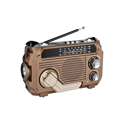 Noodradio met Powerbank - Draagbare Radio met Oplaadbaar Batterij - Velinix