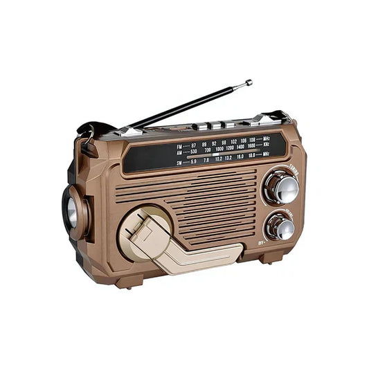 Noodradio met Powerbank - Draagbare Radio met Oplaadbaar Batterij - Velinix