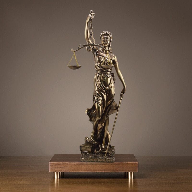 Rechtvaardigheid Beeld Figuur Justitia Decoratie