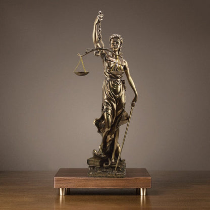 Rechtvaardigheid Beeld Figuur Justitia Decoratie