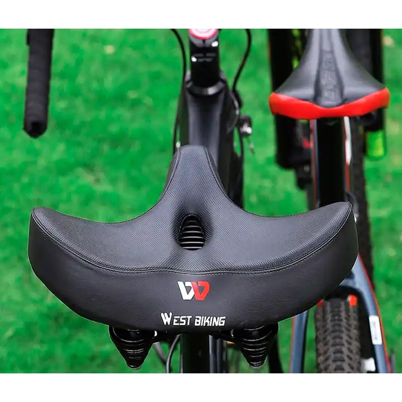 Fietszadel Ergonomisch Ademend met Schokdemping Universeel