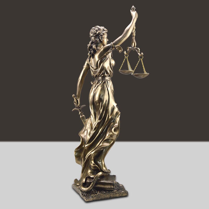Rechtvaardigheid Beeld Figuur Justitia Decoratie