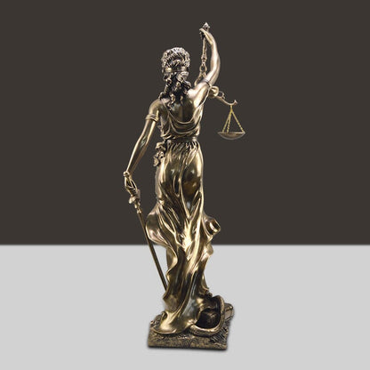 Rechtvaardigheid Beeld Figuur Justitia Decoratie