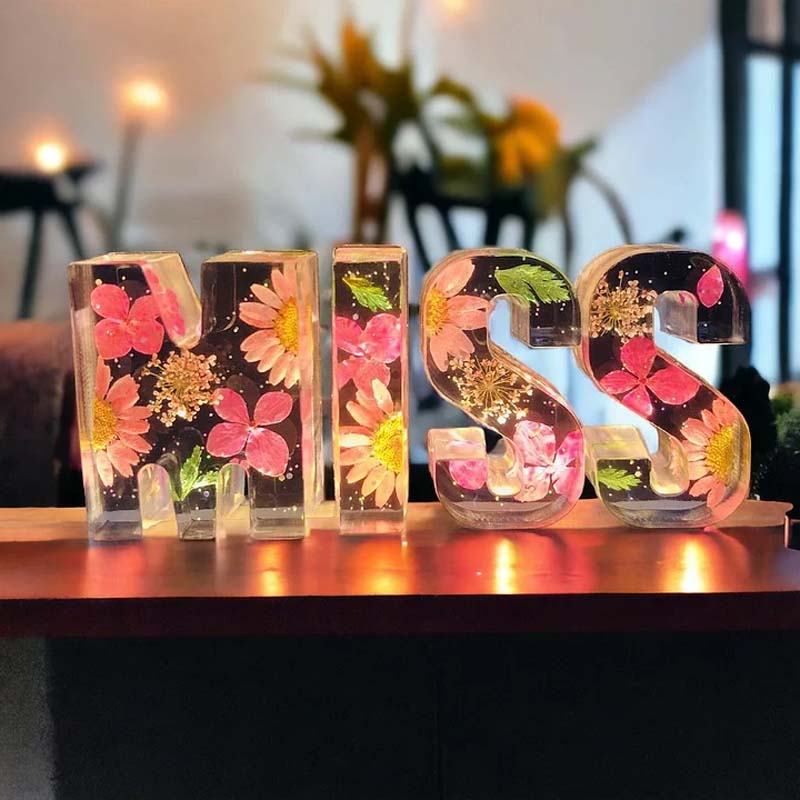 Bloem Nachtlampje met zachte LED-verlichting Romantisch Decoratief