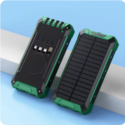 Draagbare PowerBank Zonnelader Waterdicht Solar