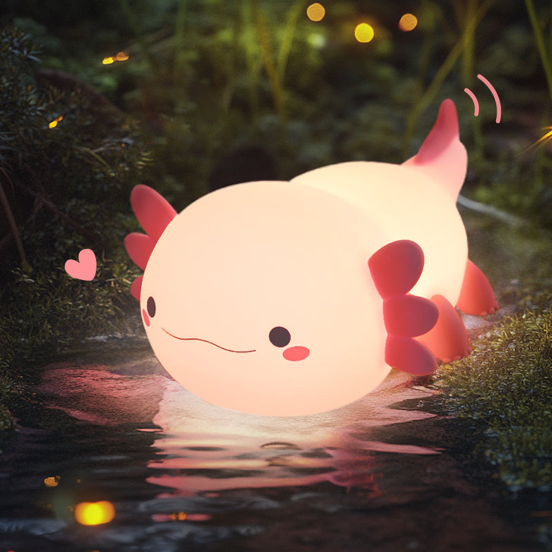 Axolotl Nachtlamp Schattig Zacht Verlichting