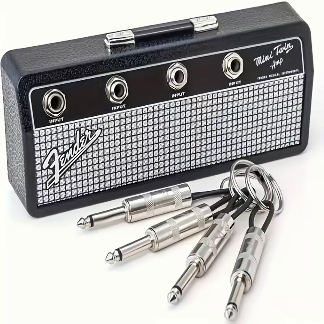 Muziek Sleutelhanger Gitaar Vorm Met Liefde Voor Muziek