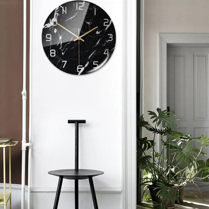 Marmeren Wandklok Stil Modern Design