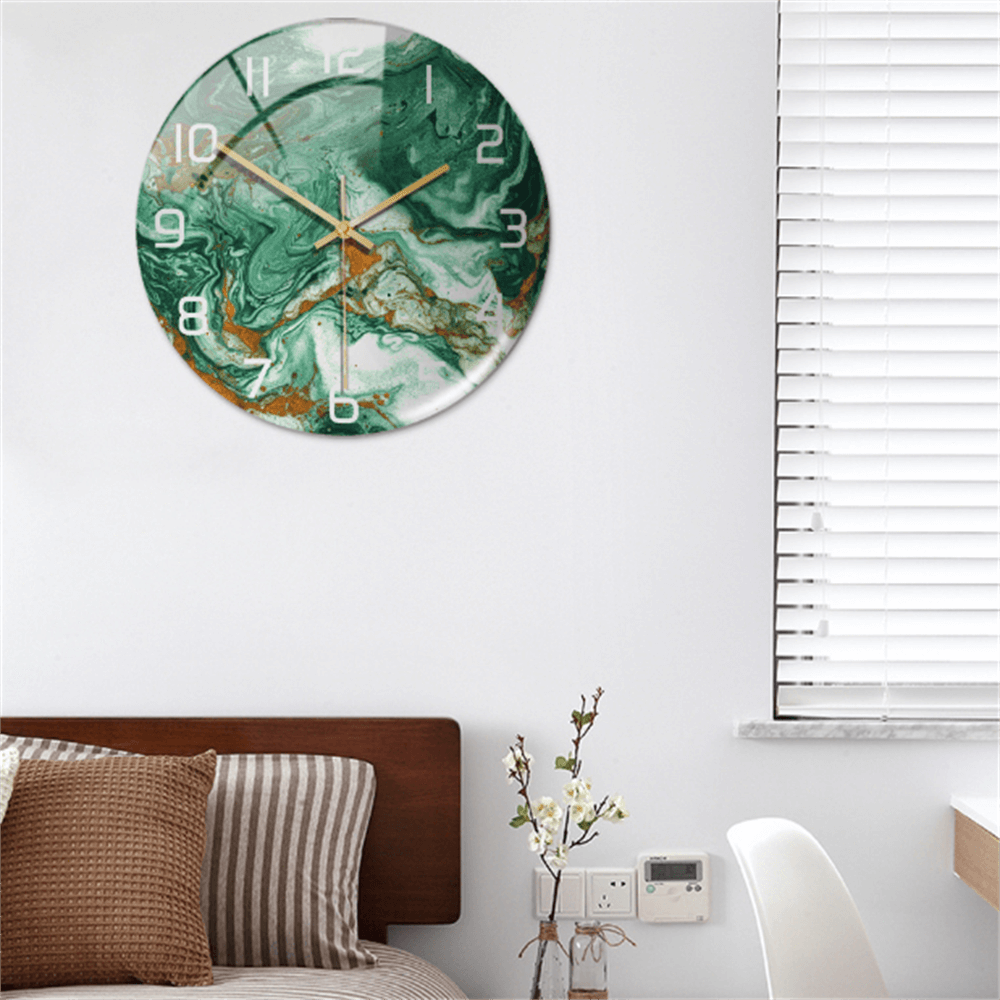 Marmeren Wandklok Stil Modern Design