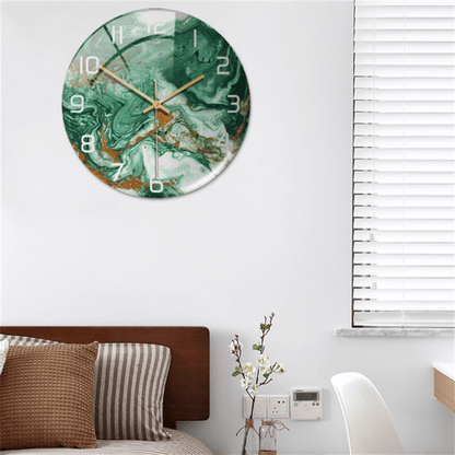Marmeren Wandklok Stil Modern Design