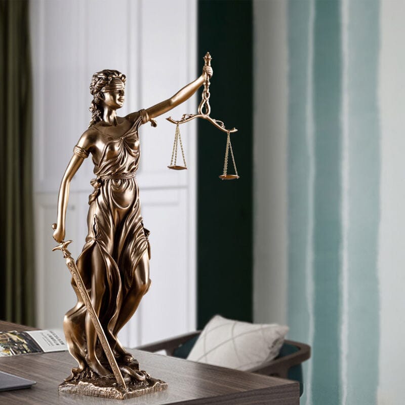 Rechtvaardigheid Beeld Figuur Justitia Decoratie - Velinix