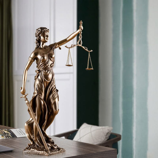 Rechtvaardigheid Beeld Figuur Justitia Decoratie - Velinix