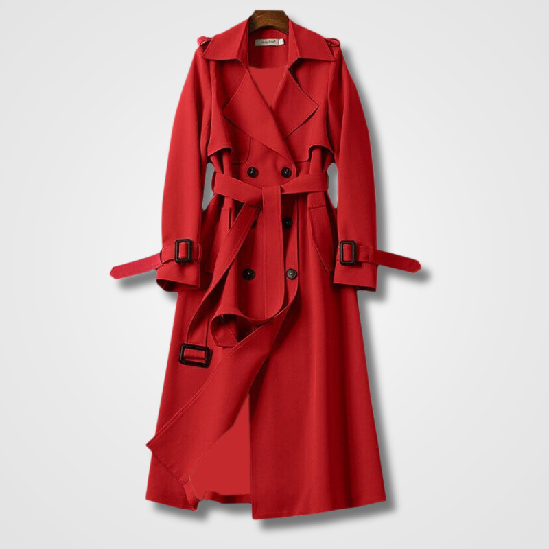Lange Trenchcoat Heren Waterdicht - Velinix
