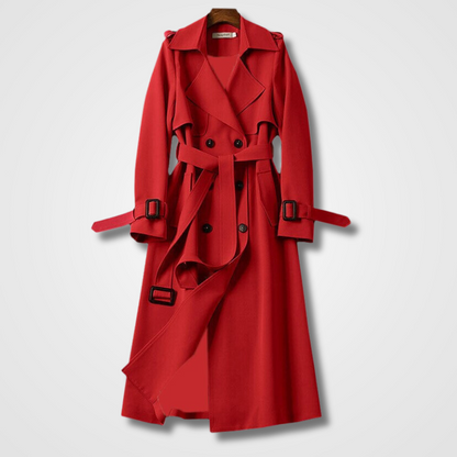Lange Trenchcoat Heren Waterdicht - Velinix