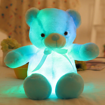 LED Teddybeer Pluche Speelgoed Kleurrijk Licht