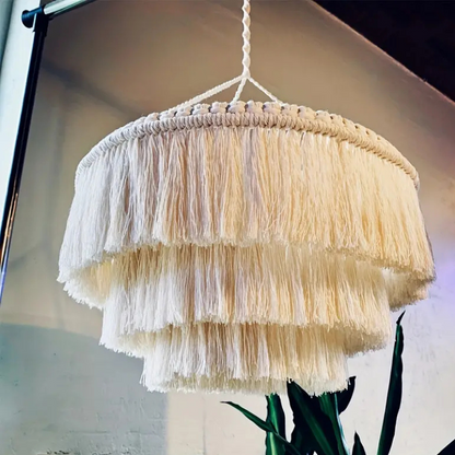 Handgeweven Wandtapijt Lampenkap Scandinavisch Design Hanglamp