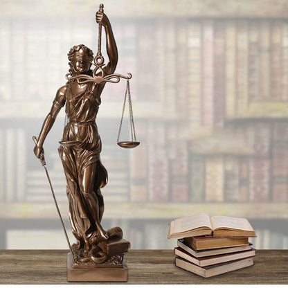 Rechtvaardigheid Beeld Figuur Justitia Decoratie