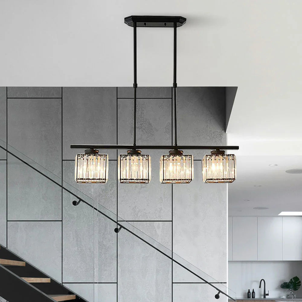 Hanglamp Met Meerdere Lichtpunten van Glas in Nordische Stijl