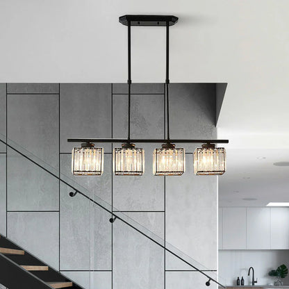 Hanglamp Met Meerdere Lichtpunten van Glas in Nordische Stijl