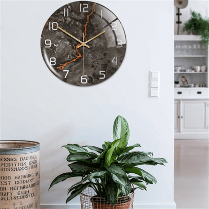 Marmeren Wandklok Stil Modern Design