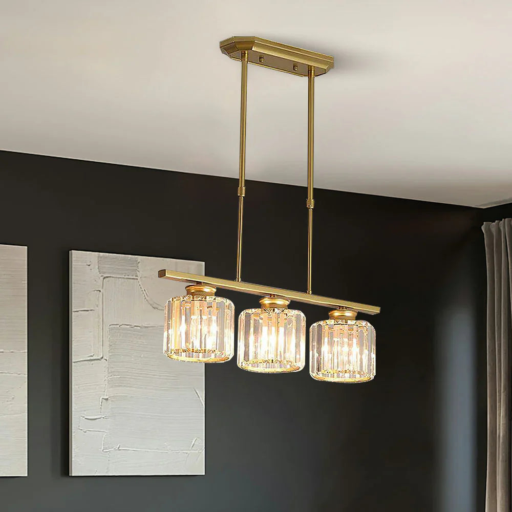 Hanglamp Met Meerdere Lichtpunten van Glas in Nordische Stijl