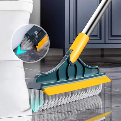 Luxe Reinigingsborstel 2-in-1 met Zachte Schraper