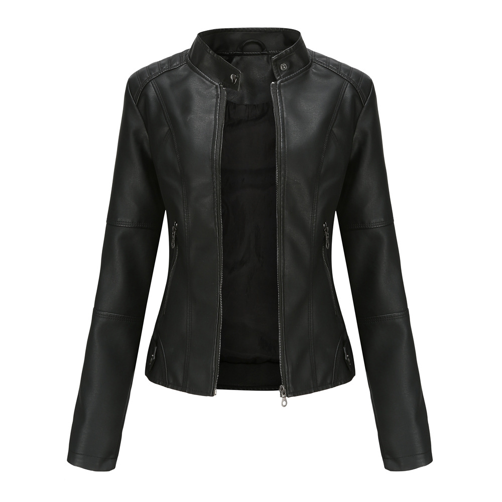 Leren Motorjack Dames Slank en Stijlvol - Velinix