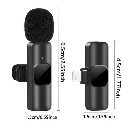 ProAudio™ – Draadloze Lavalier Microfoon met Ruisreductie en Eenvoudige Setup-5