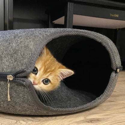 Kattenbed Pluche 50cm Diameter Antislip en Zacht