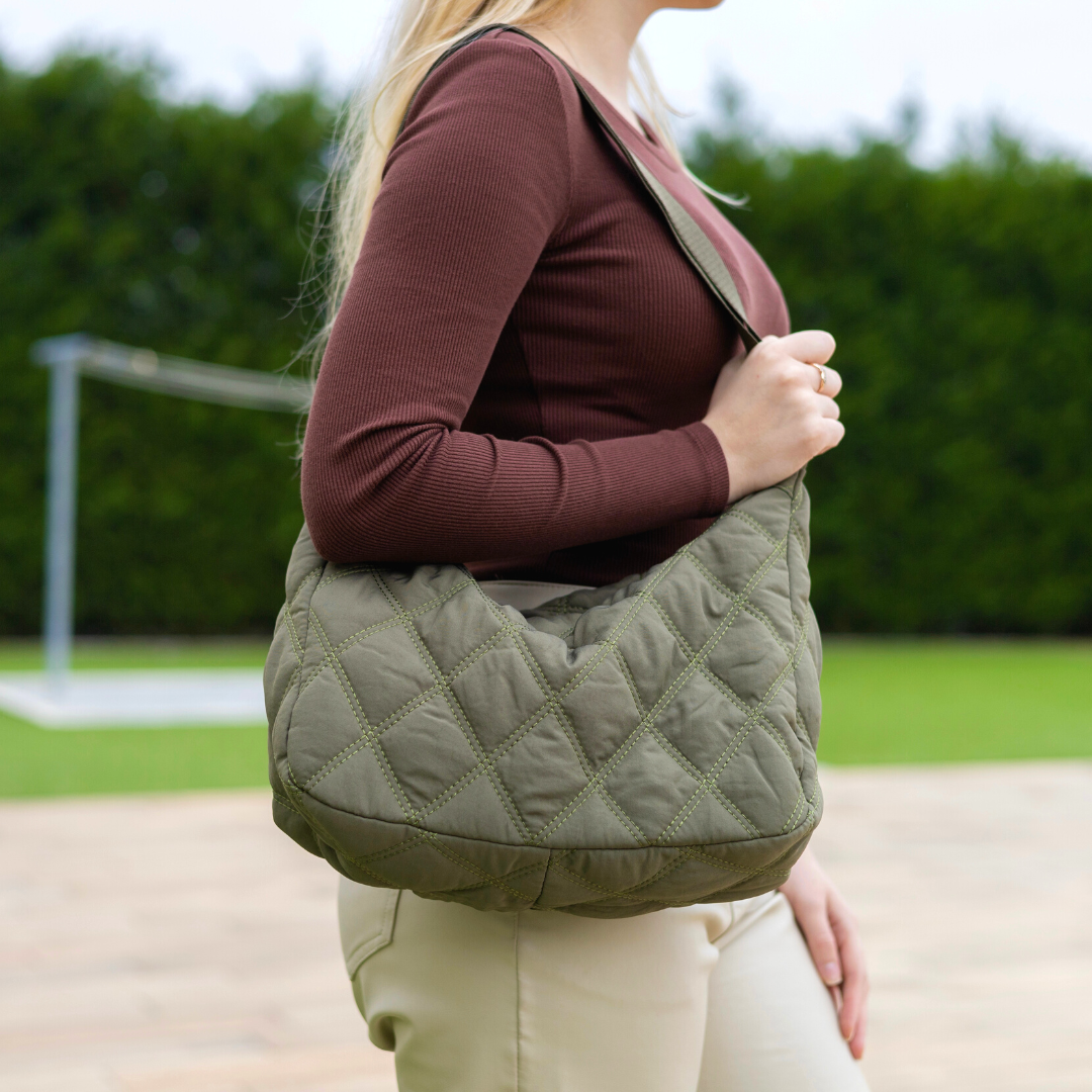 Gewatteerde Puffer Tas Warm en Licht