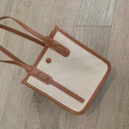 Mini Canvas Schoudertas voor Dames