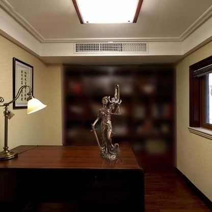 Rechtvaardigheid Beeld Figuur Justitia Decoratie