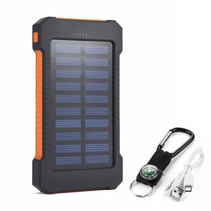 Draagbare PowerBank Zonnelader Waterdicht Solar