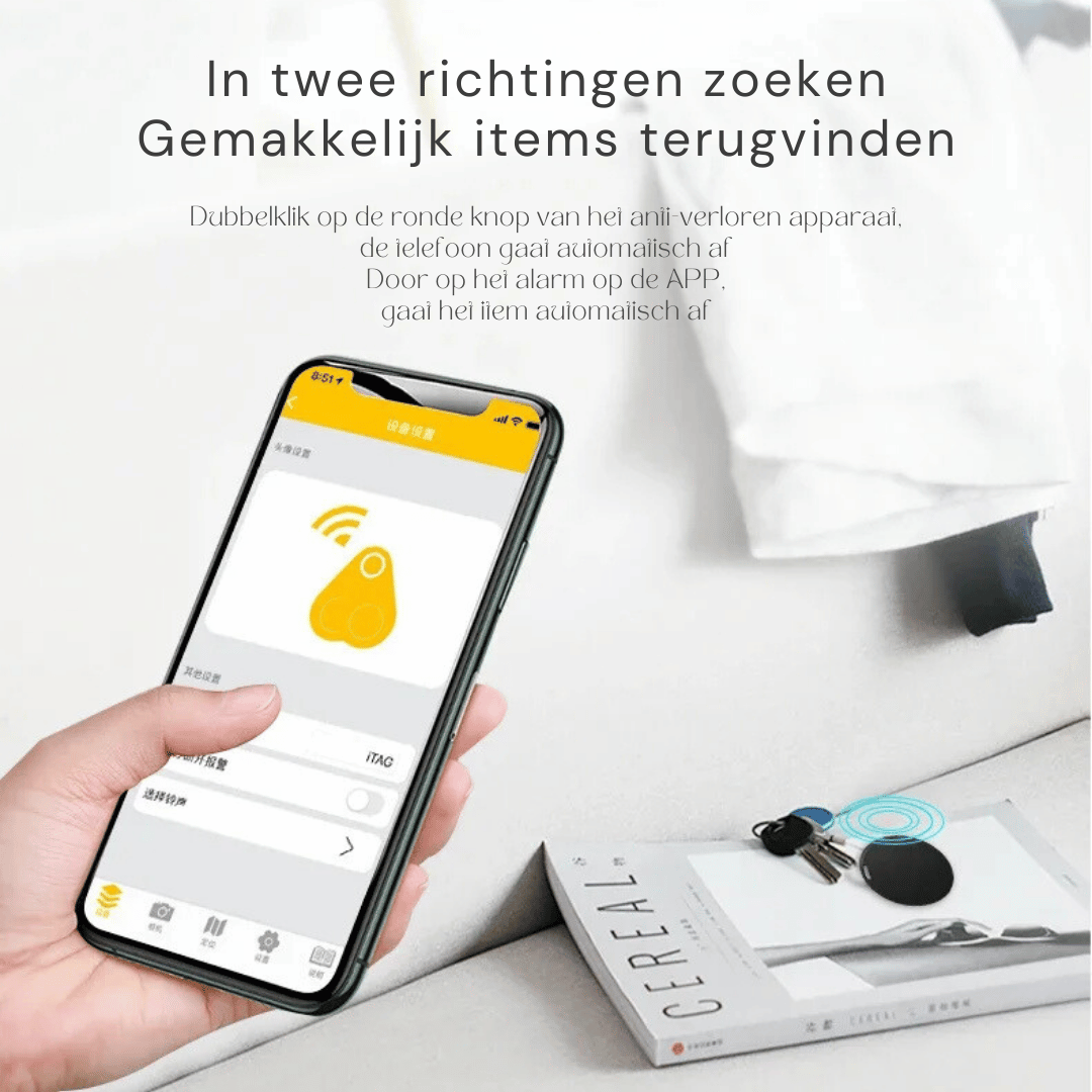 Mini GPS Tracker Set van 3 voor Auto en Sleutels