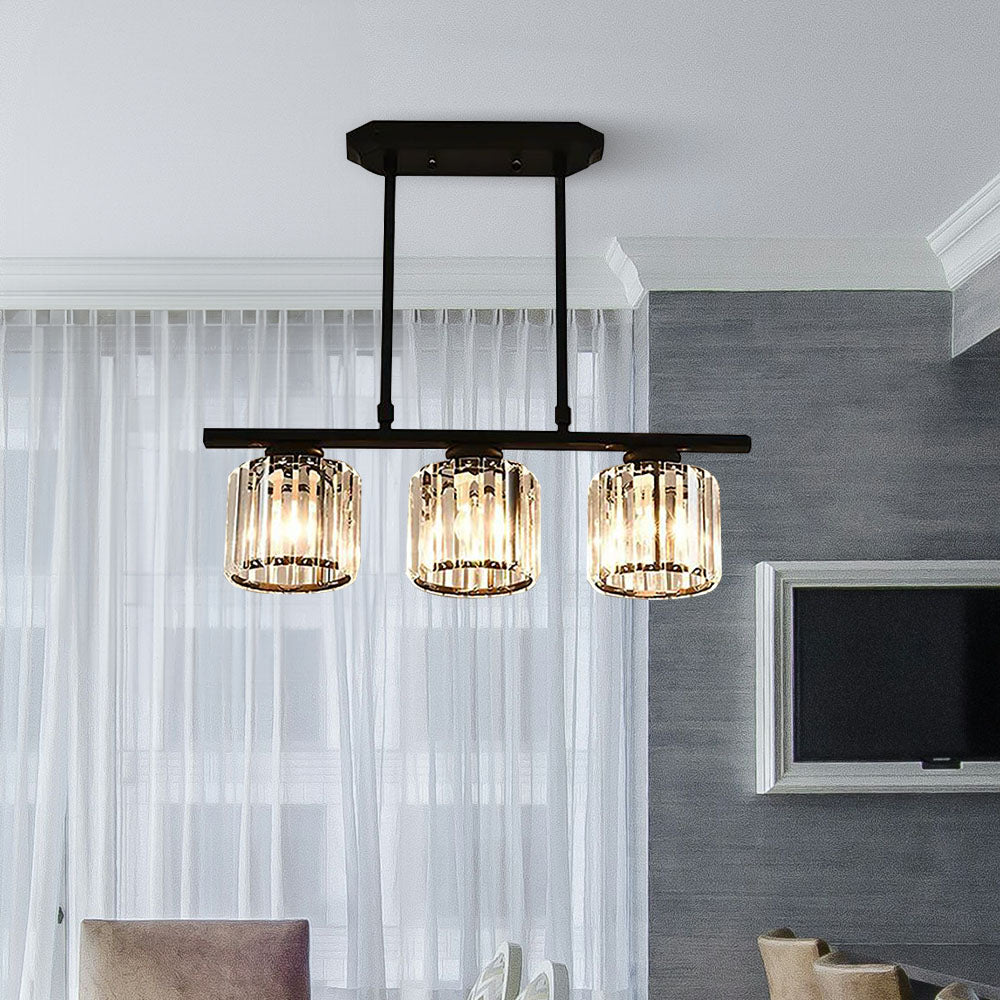 Moderne Hanglamp Art Deco Stijl Glazen Kroonluchter