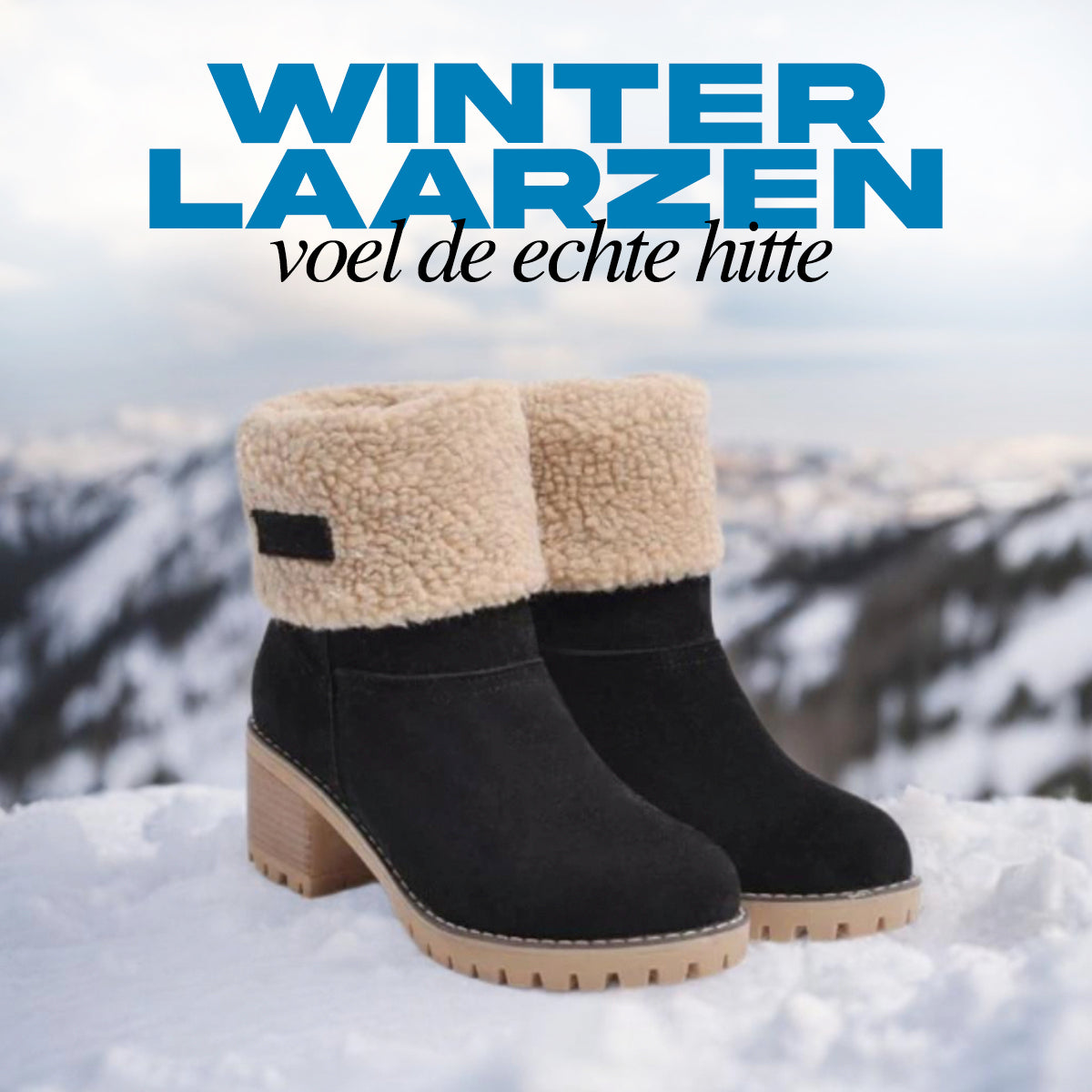 Sneeuwlaarzen Warm en Comfortabel met Kunstbont Voering