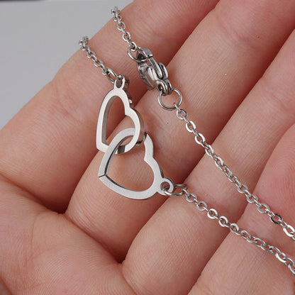 Hartvormige Hanger met Roterende Roos Cadeaubox