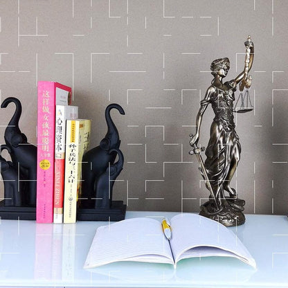 Rechtvaardigheid Beeld Figuur Justitia Decoratie