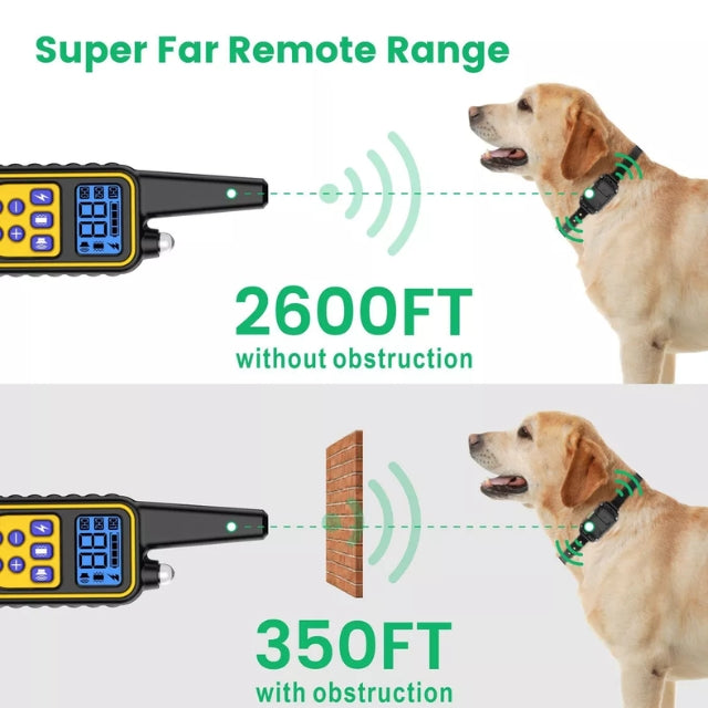 Honden E-halsband Elektrisch Trainen met Afstandsbediening