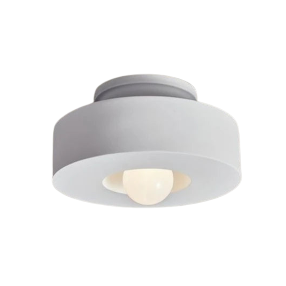 Witte Plafondlamp Scandinavisch Design 30 cm Modern