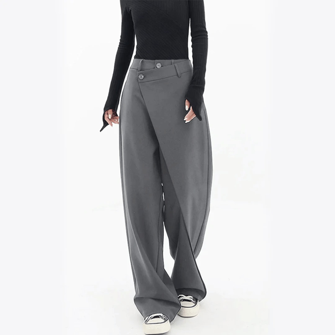 Wijde Broek Asymmetrisch Luxe Model voor Vrouw